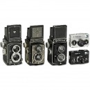 5部Rollei TLR 和35mm相机