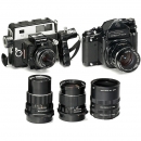 Kon Omega M相机和Pentax 6x7 镜头
