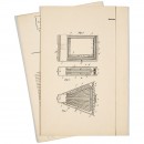 2份书本样式相机的原装专利说明，1899-1900
