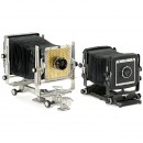 专业相机 3x18 cm 和 Munier 平板相机 9x12 cm,1950