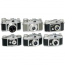 6台Finetta 相机  1949–1953年