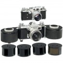 Leica IIIc 及 Praktina IIA(大片盒)