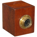 桃木制方镜箱相机   1880-90年前后