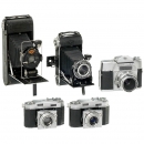 2台阿克发 Agfa Karat 36相机和其他阿克发相机
