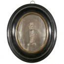 达盖尔式摄影法照片男士肖像图,约1850年