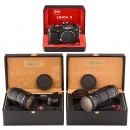 莱卡Leica R4s相机和2支安琴Angenieux Zoom镜头, 1984年