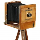 13 x 18 cm旅行相机, 约1900年
