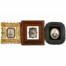 3张达盖尔式摄影法照片, 约1850年