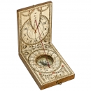 纽伦堡手提式日晷  1780年前后
