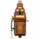 挂墙电话机L. M. Ericsson    1910年前后