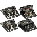 4台旅行用打字机
