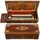钢琴序曲用滚筒音乐盒        1850年前后