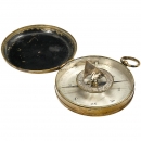 便携式日晷和罗盘    19世纪晚期