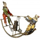 摇架上的2个小丑 Müller & Kadeder, 约1905年