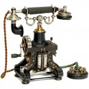“L.M. Ericsson” 支架电话机，型号“AC110”, 1892年后
