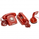3个红色电话机，1956年后