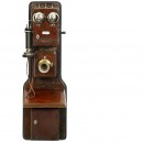“Alexander Graham Bell” 大型挂壁式电话机，1880年