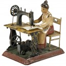 Günthermann:缝纫机边的妇女 (Woman on Sewing Machine)