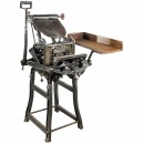 荷兰海牙的H. Bijdo公司生产的原装平压印刷机, 约1920年