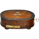 钟底座, 带滚筒音乐盒, 约1830年
