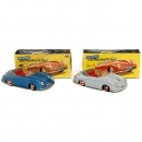 2辆玩具车Distler Porsche, 约1955年