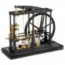 瓦特发明的摇臂式蒸汽机物理演示模型, 约1850年