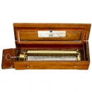 演奏乐曲强后突弱的滚筒音乐盒, Henri Metert制造, 约1845年
