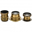 3 Brass Lenses, c. 1890