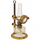 Rare Microscope Oil Lamp by Watson & Sons