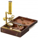 Early Cary-Type Compound Monocular Microscope, c. 1810