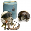 Vintage Russian ZSH-5 Jet Pilot Helmet