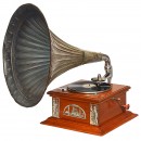Art-Nouveau Horn Gramophone, c. 1910