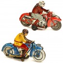 2 Tin Toy Motorbikes