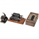 2 Calculating Machines and a Checkwriter