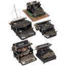 5 Typewriters