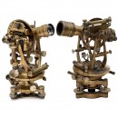 2 Brass Theodolites