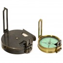 2 Military Prism Sighting Compasses, c. 1900