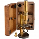 Rare and Early Microscope by C. Kellner's Nachf.: Fr. Bethle in 