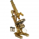 Brass Microscope by Leitz, c. 1897