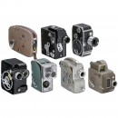 7 Movie Cameras 8 mm and 9,5 mm, 1935–1965