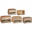 5 Wood-Cased Radios