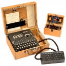 Ciphering Machine Enigma K-Model with Additional Lamp Panel, c. 