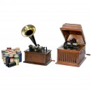 2 Phonographs by Thomas A. Edison, 1905 onwards
