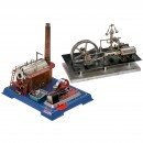 Steam Motor and Wilesco Steam Engine