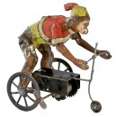 Monkey on Tricycle – An Early German Tin Toy, c. 1915