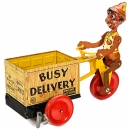 Marx Pinocchio Busy Delivery Tricycle, c. 1938