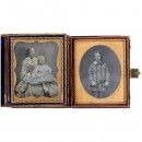 2 Ambrotypes, c. 1850–60