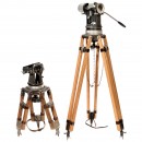 2 Tripods for 35 mm Movie Cameras, c. 1965