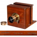 Early Sliding Box Daguerreotype Camera by Chadburn, c. 1851
