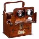 带图片抽屉的立体观影器 (8,5 x 17), 约1890年
